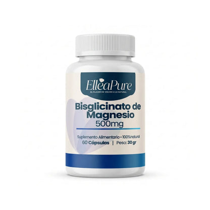 Bisglicinato de magnesio 500 mg 60 capsulas