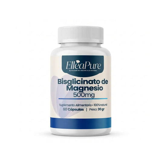 Bisglicinato de magnesio 500 mg 60 capsulas