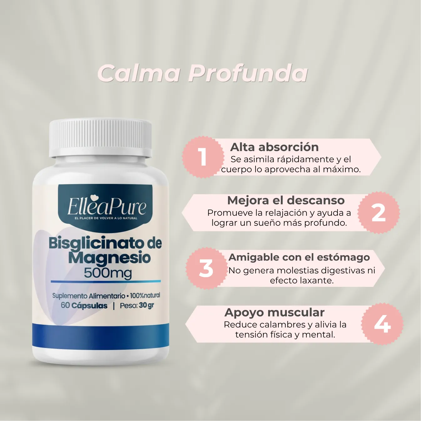 beneficios bisglicinato de magnesio